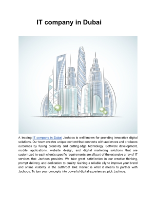 IT company in Dubai