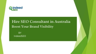 Hire SEO Consultant in Australia! Boost Your Brand Visibility