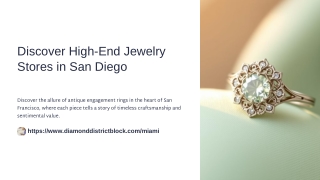 Discover High-End Jewelry Stores in San Diego
