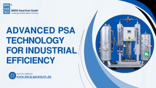 Efficient Nitrogen Generation with PSA Technology