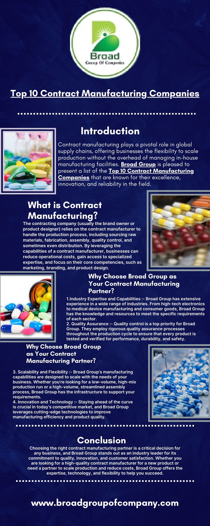 top 10 contract manufacturing companies