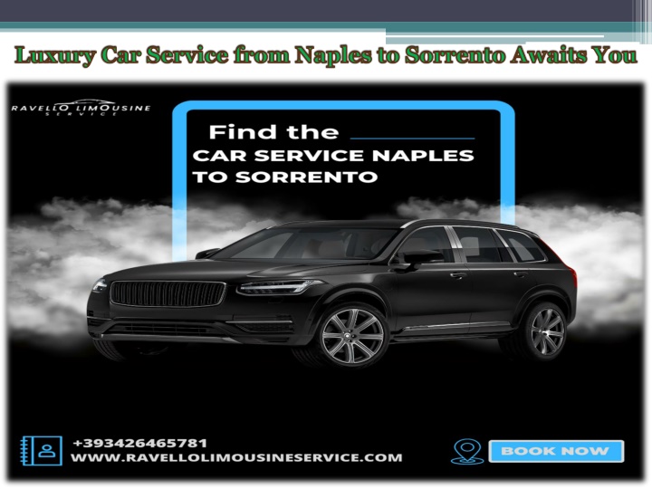 luxury car service from naples to sorrento awaits