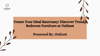 Best Bedroom Furniture Online| Trendy Furniture for Bedrooms