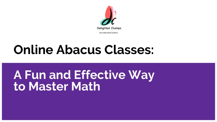 online abacus classes