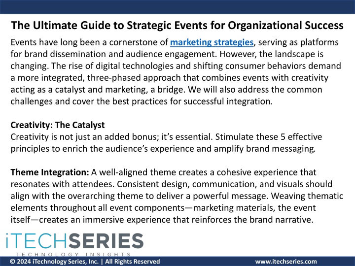 the ultimate guide to strategic events