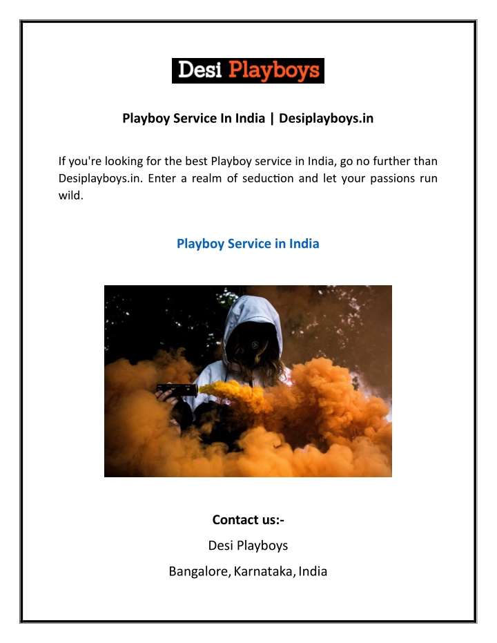 playboy service in india desiplayboys in