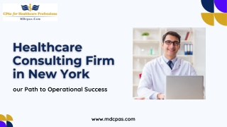 Healthcare Consulting Firm in New York our Path to Operational Success