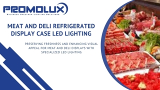 Meat and Deli Refrigerated Display Case Led Lighting