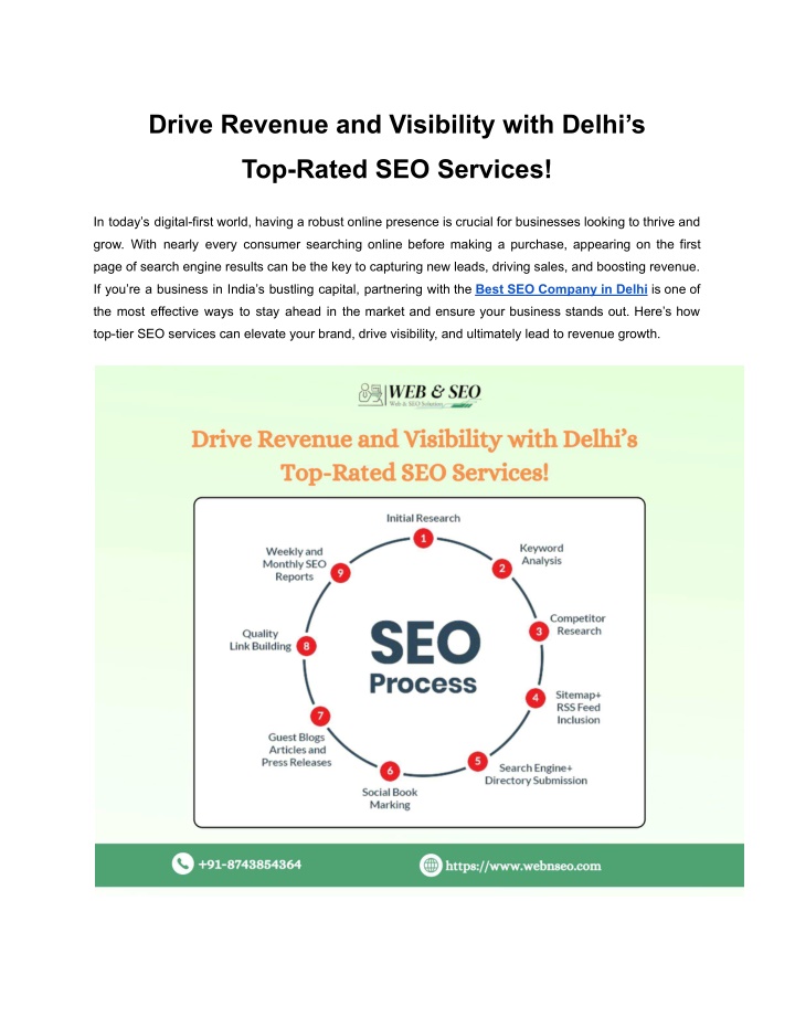 drive revenue and visibility with delhi s