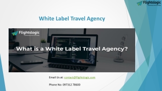 White Label Travel Agency