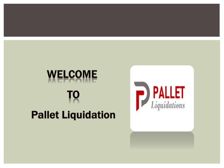 welcome to pallet liquidation