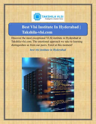discover the most exceptional vlsi institute