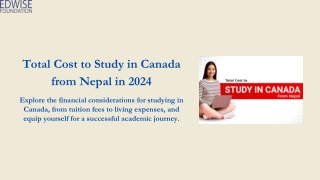 total cost to study in canada from nepal in 2024