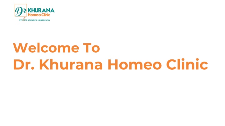 welcome to dr khurana homeo clinic