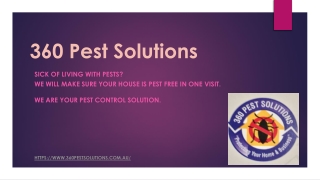 360 Pest Solutions PPT