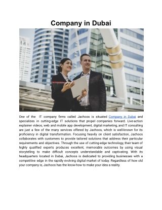 Company in Dubai