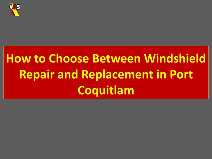 how to choose between windshield repair