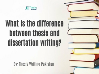 what is the difference between thesis