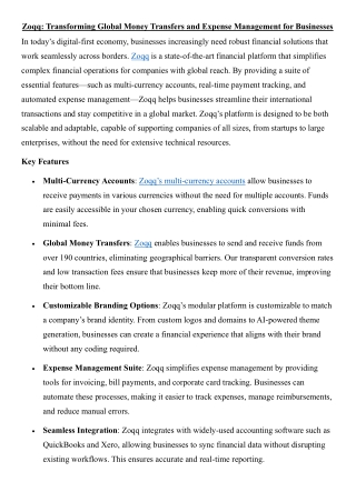 zoqq transforming global money transfers