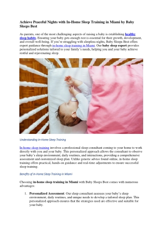 achieve peaceful nights with in home sleep