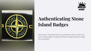 authenticating stone island badges