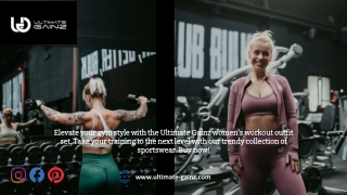 Sportswear and Workout Outfit Set For Women | Ultimate Gainz