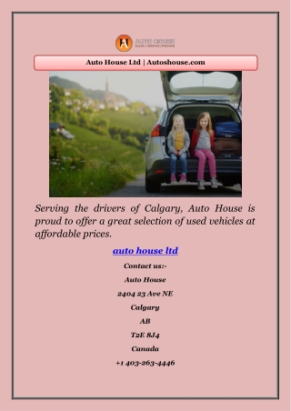 Auto House Ltd | Autoshouse.com