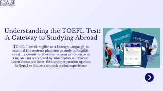 understanding the toefl test a gateway