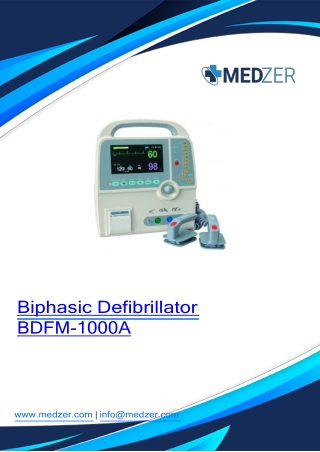 biphasic defibrillator bdfm 1000a