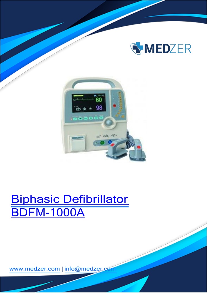 biphasic defibrillator bdfm 1000a