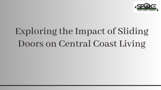 exploring the impact of sliding doors on central