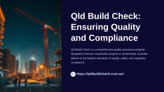qld build check ensuring quality and compliance
