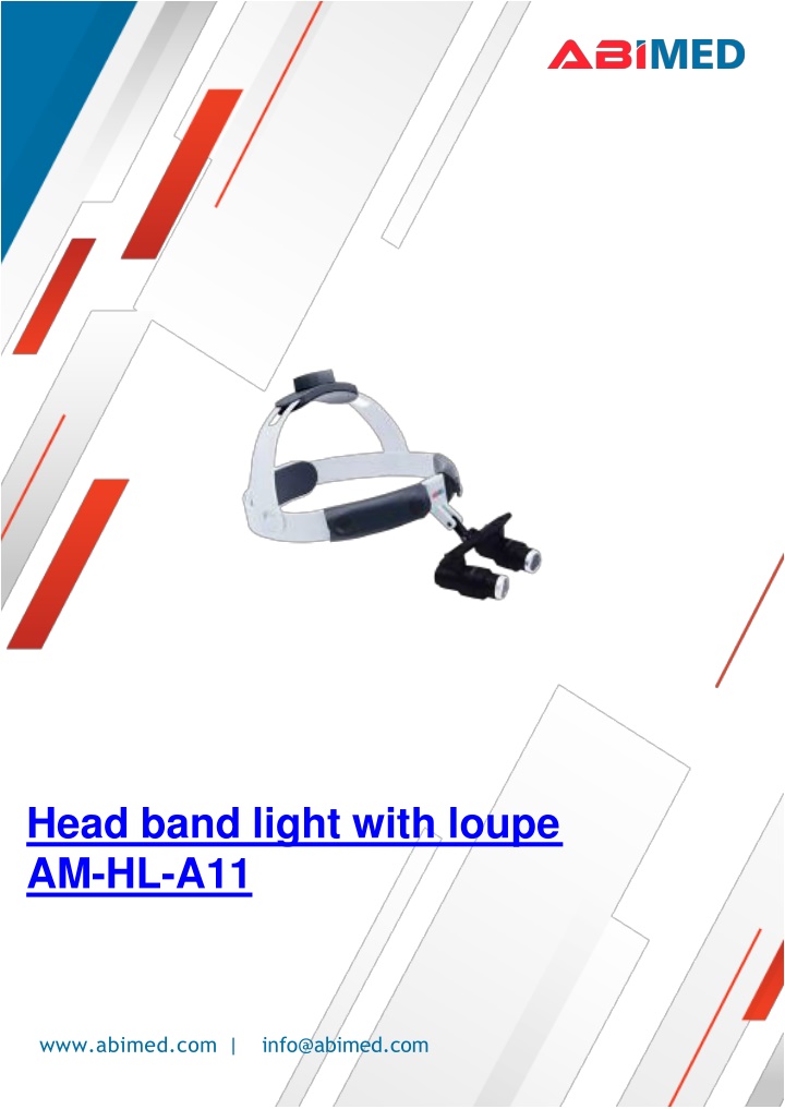 head band light with loupe am hl a11