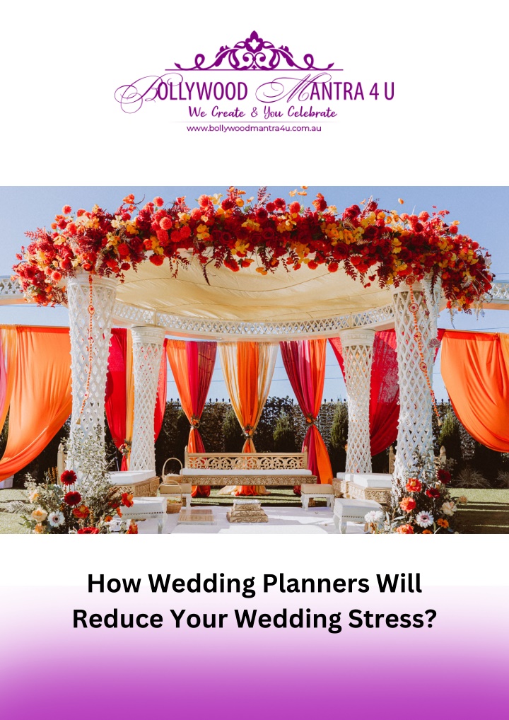 how wedding planners will reduce your wedding