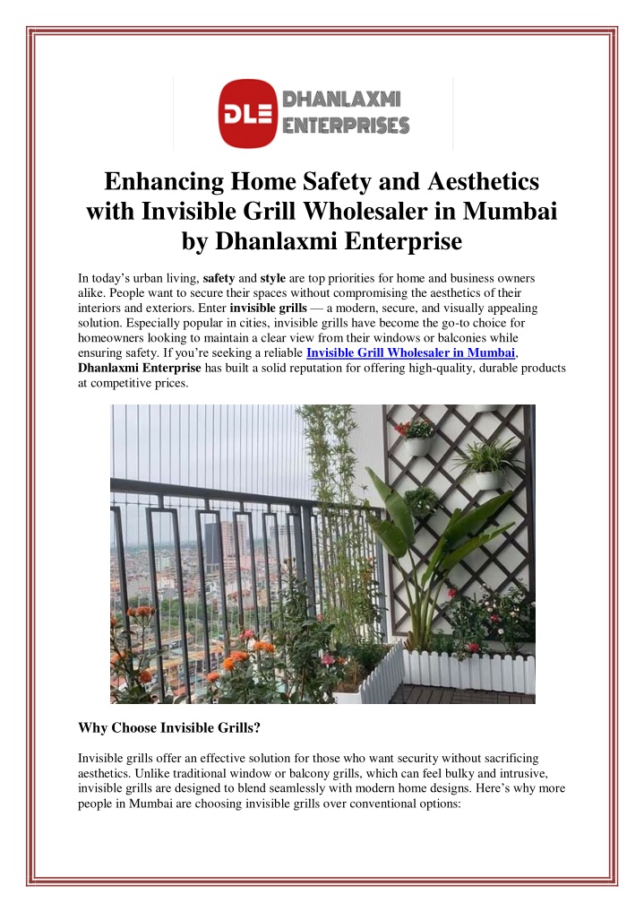 enhancing home safety and aesthetics with