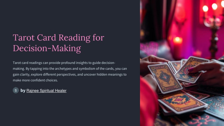 tarot card reading for decision making