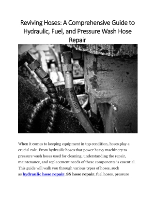 INFLEX HYDRAULICS
