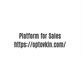 platform for sales https optovkin com