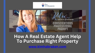 How A Real Estate Agent Help To Purchase Right Property