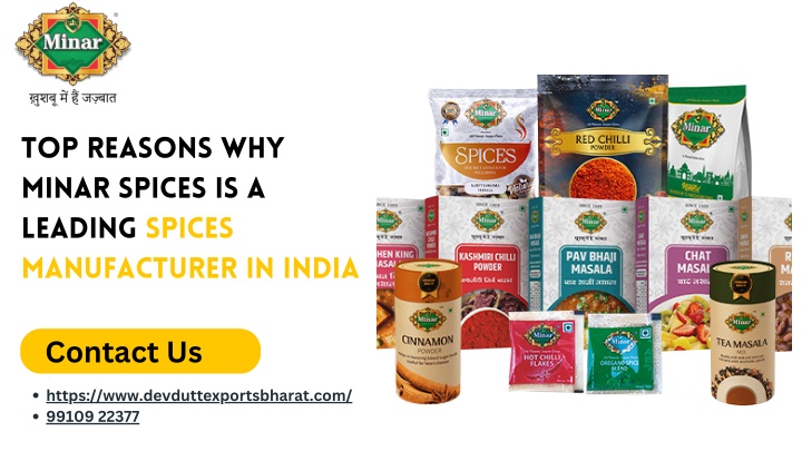 top reasons why minar spices is a leading spices