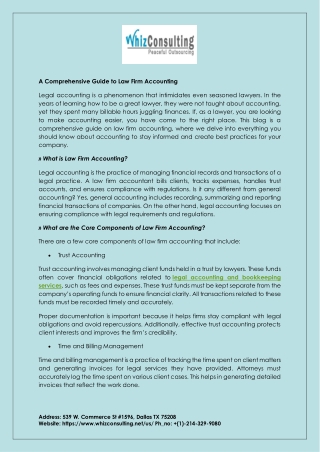 a comprehensive guide to law firm accounting