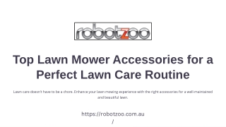 For Sale: Lawn Mower Accessories – Upgrade Your Lawn Care Today!