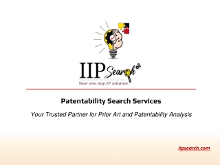 patentability search services