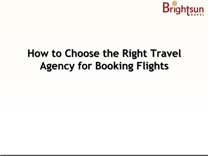 how to choose the right travel agency for booking