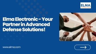 elma electronic your partner in advanced defense