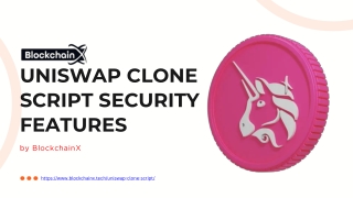 uniswap clone script security features