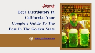 Beer Distributors In California