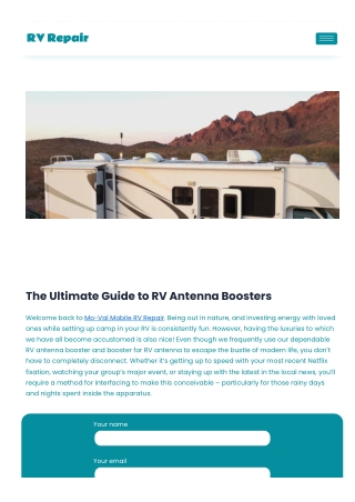 rv repair