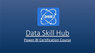 data skill hub power bi certification course