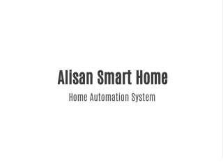 alisan smart home home automation system